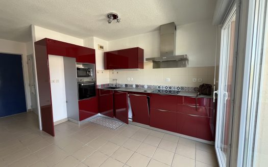 Charmant T3 de 52 m2 avec balcon, piscine et vue dégagée   D