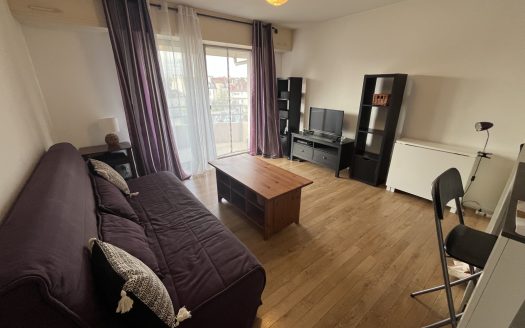 T2 meublé avec balcon, stationnement en sous-sol et cave   D